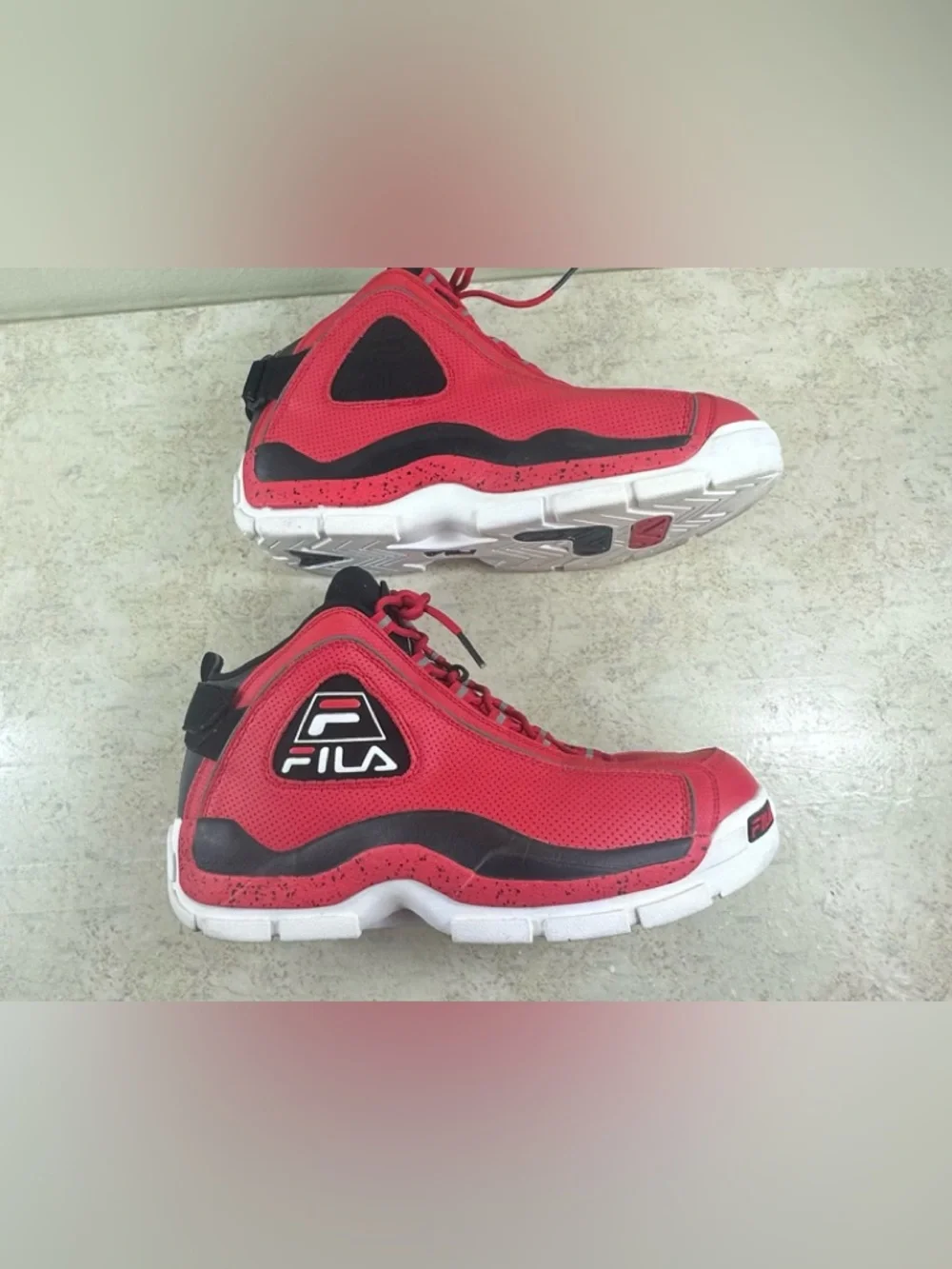 Fila Grant Hill 2 PDR Basketball Shoes Red Black White Men's - Picture 4 of 12